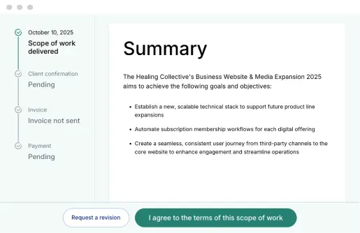 Projects evolve. Your pay should too.